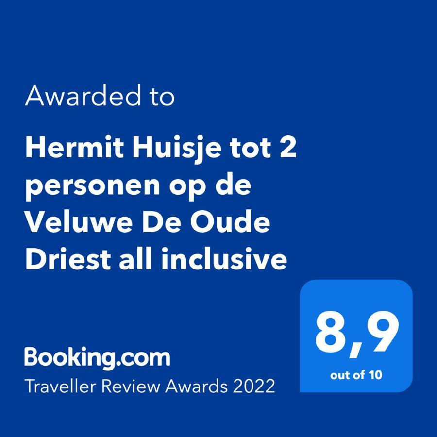 Ruim En Gezellig Chalet Voor 2 Personen Op De Veluwe Recreatiepark De Oude Driest Putten Exterior photo